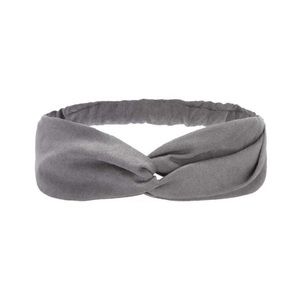 Suede Grey Turban Headband